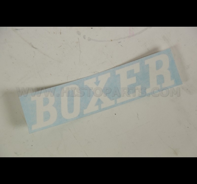 BOXER decal