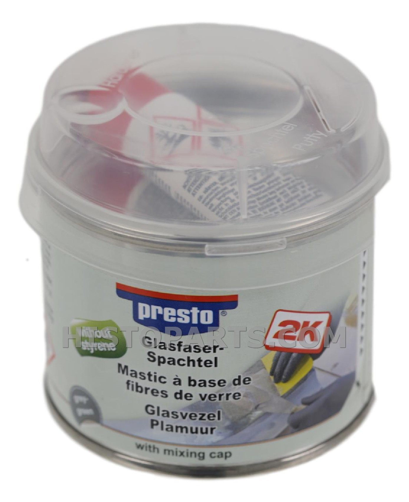 Presto Fibreglass filler. 250 Gr