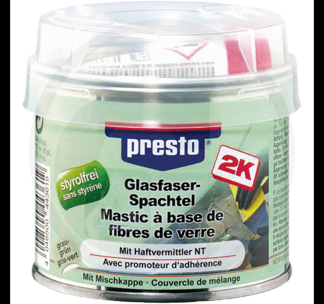 Presto Fibreglass filler, 1000 gr