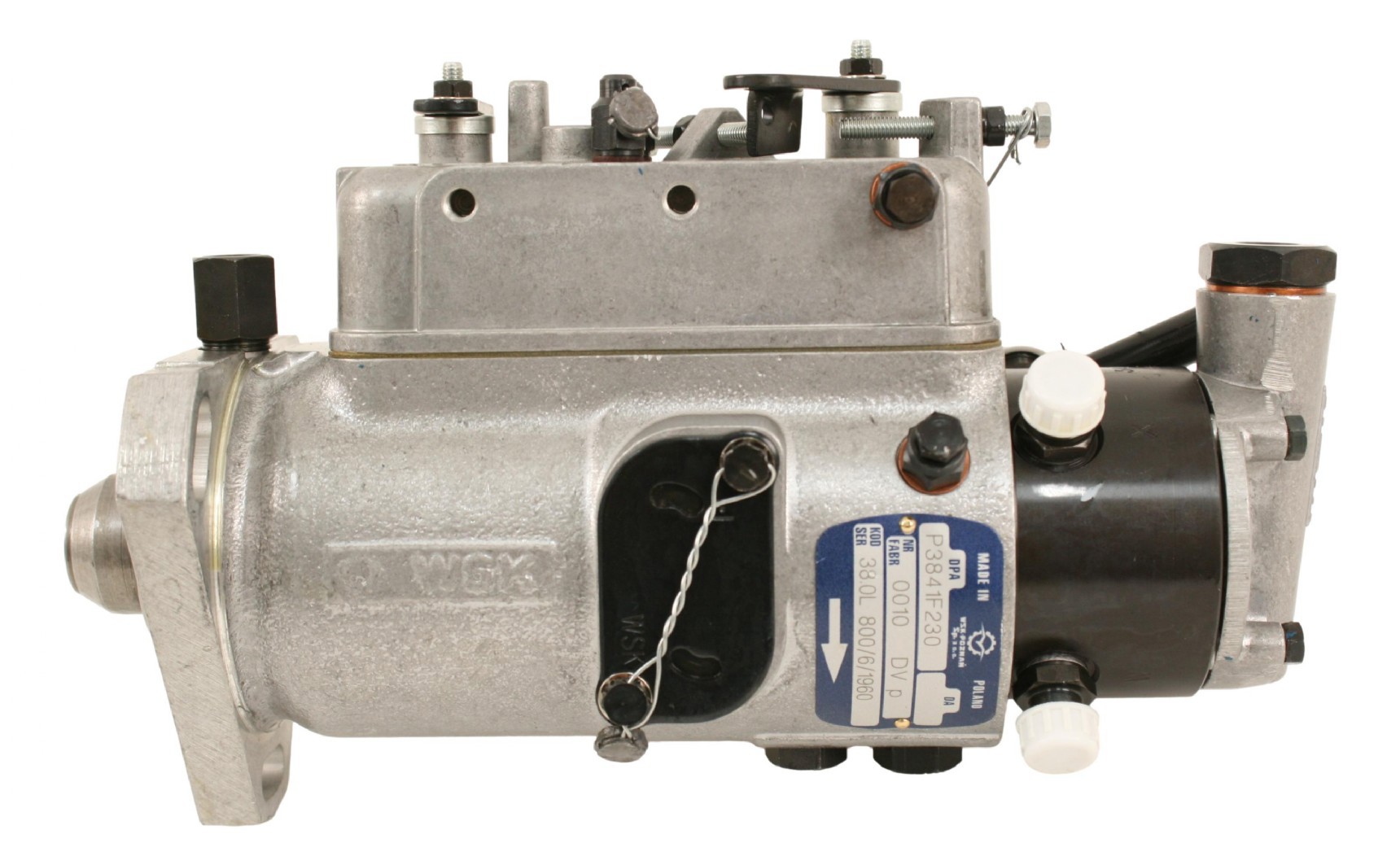 Fuel injection pump. Massey Ferguson 35/4 23C engine in detail
