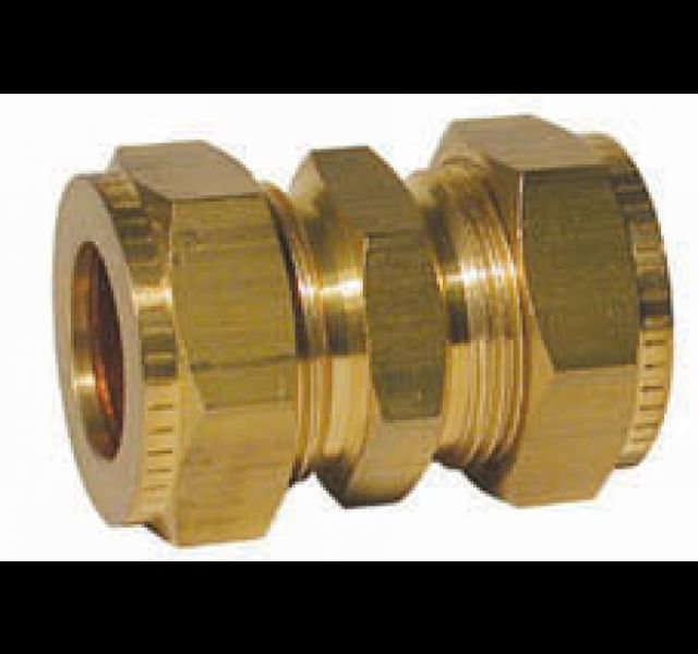 Messing nippel 1/4"x 1/4"