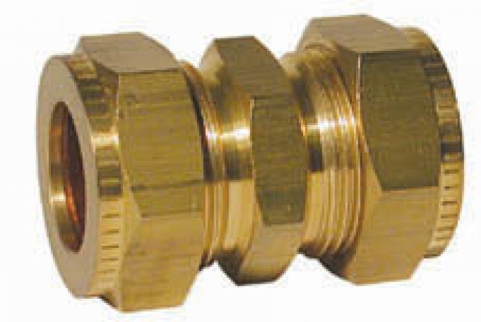 Messing nippel 5/16" x 5/16"