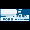 Ford 2600 bonnet decal set