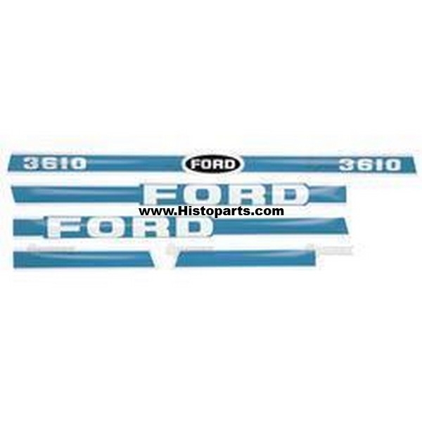 Ford 3610 Motorkap stikkerset