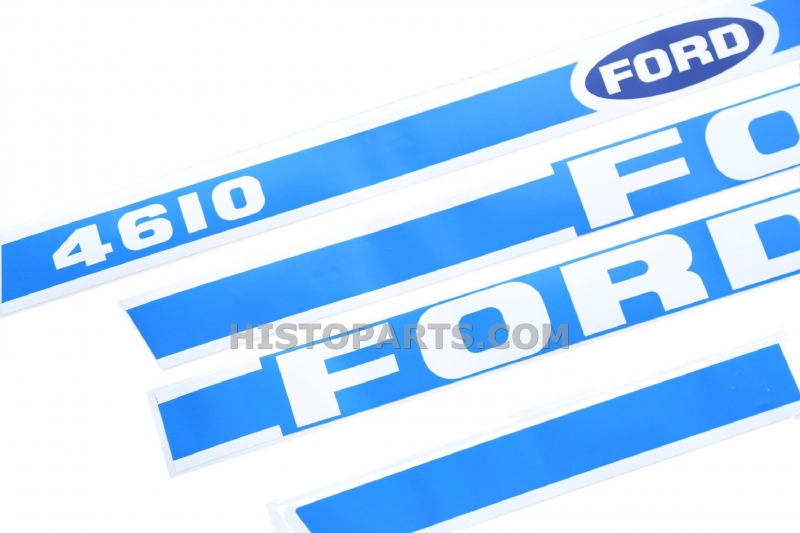 Ford 4610 Motorkap stikkerset Histoparts