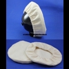 Cotton cover for brass rim electric lights. Ford model T