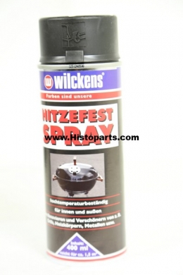 Heat resistant black spray
