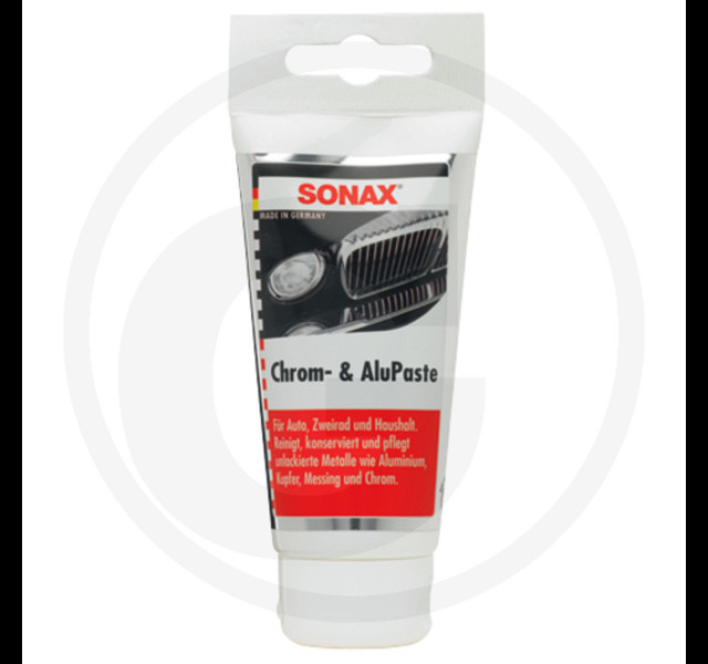 Chrome and aluminium polish paste