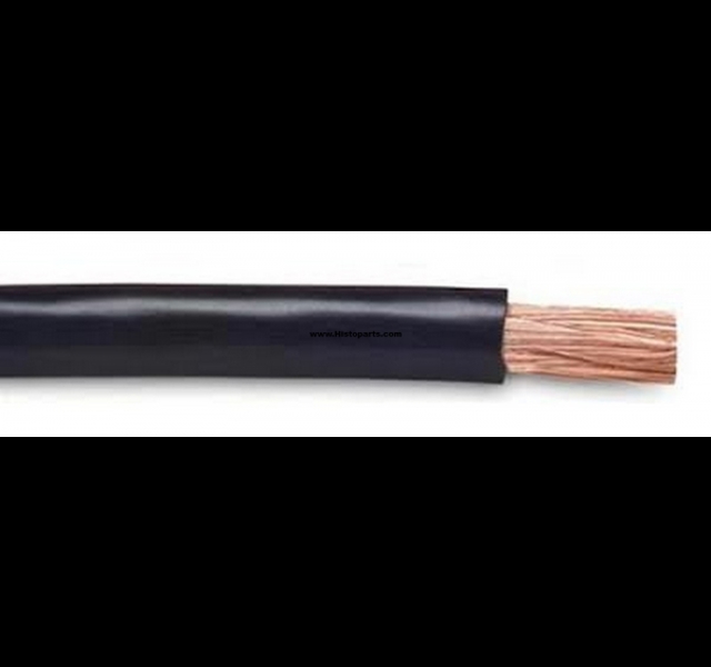 Accu kabel. Zwart. 50 mm2