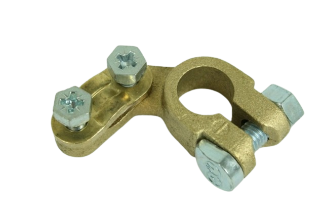 battery pole clamp. +