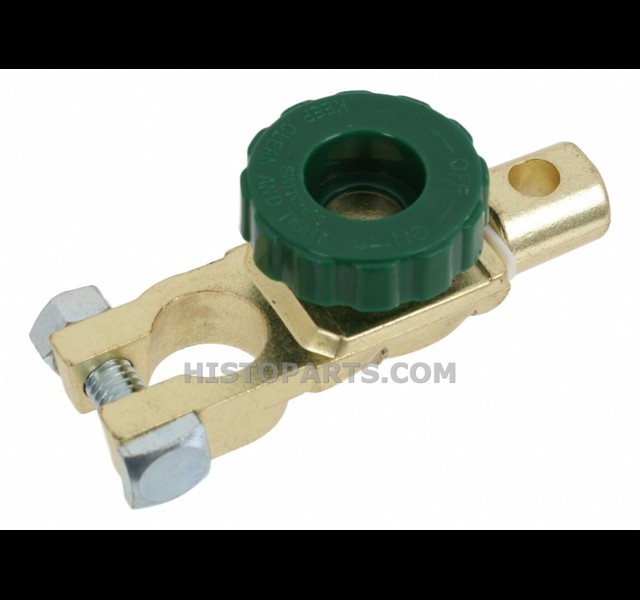 Battery terminal with cut off