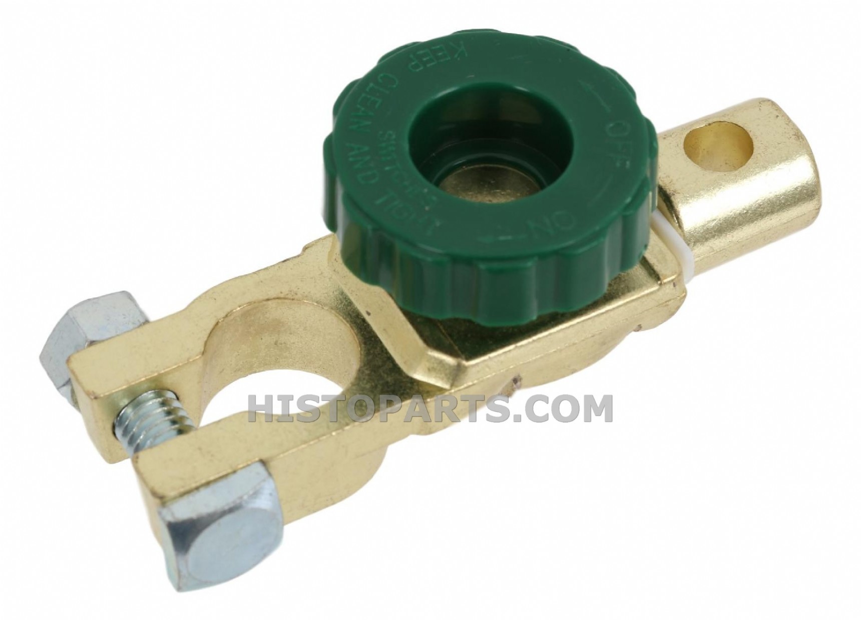 Battery terminal with cut off
