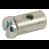 Stop or choke cable end