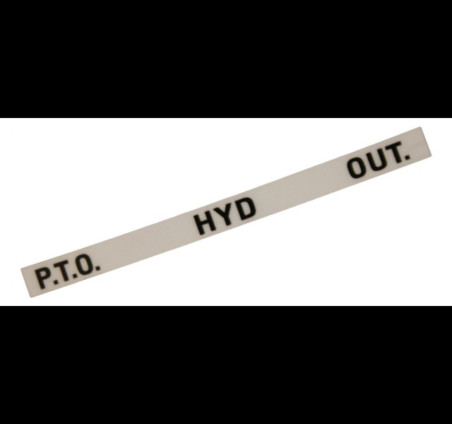 PTO HYD OUT Decal Nuffield
