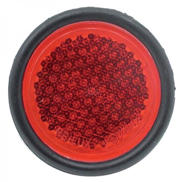 Reflector with plastic cover