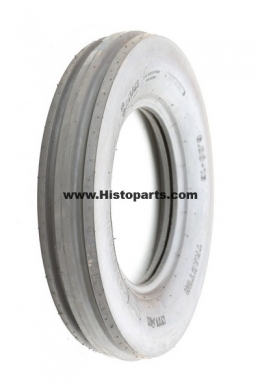 Front wheel tire, 3 rib. 7.50 x 16