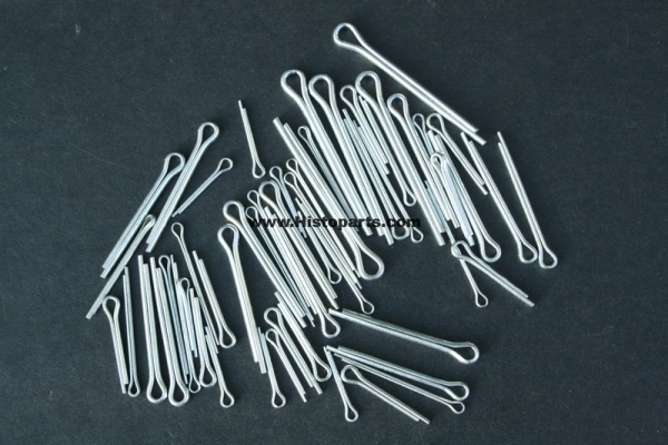 Assortiment splitpennen. 55 st.