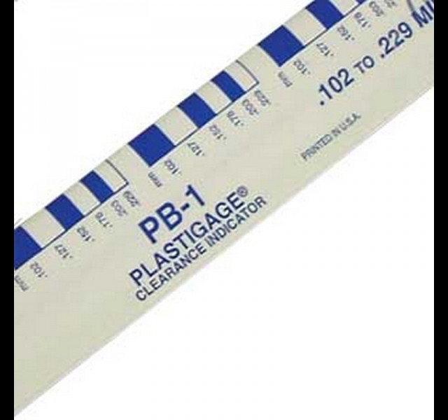 Plastigage Blauw, voor afstellen (babbitt) lagers Histoparts