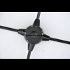 Stuurwiel 4 spaaks, 450 mm. 25 mm boring Histoparts
