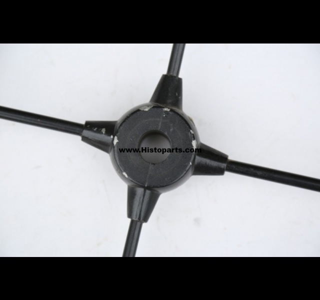 Stuurwiel 4 spaaks, 450 mm. 25 mm boring Histoparts