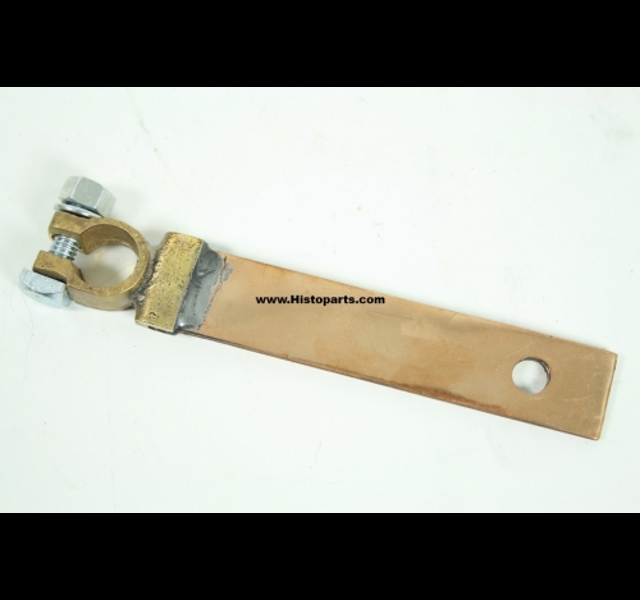 Battery copper ground strap. A-Ford