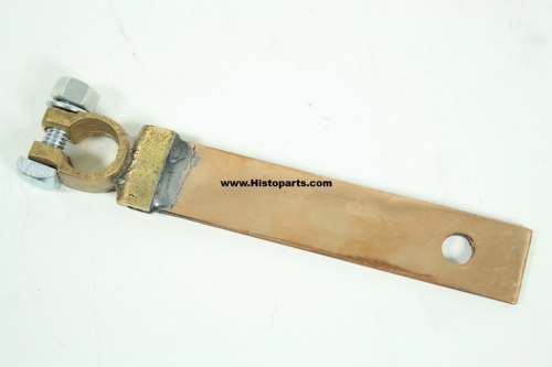 Battery copper ground strap. A-Ford