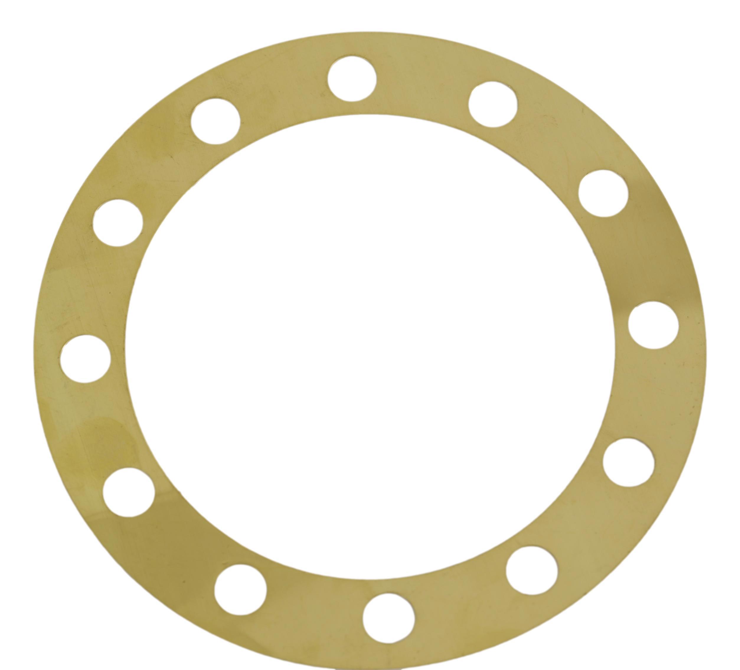 Rear axle shim, metal. 0.38 mm