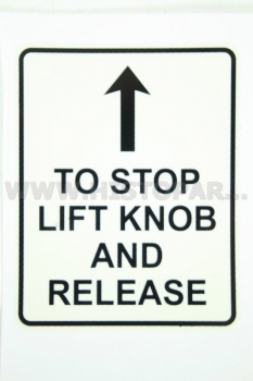 Stop knob decal, David Brown (1)
