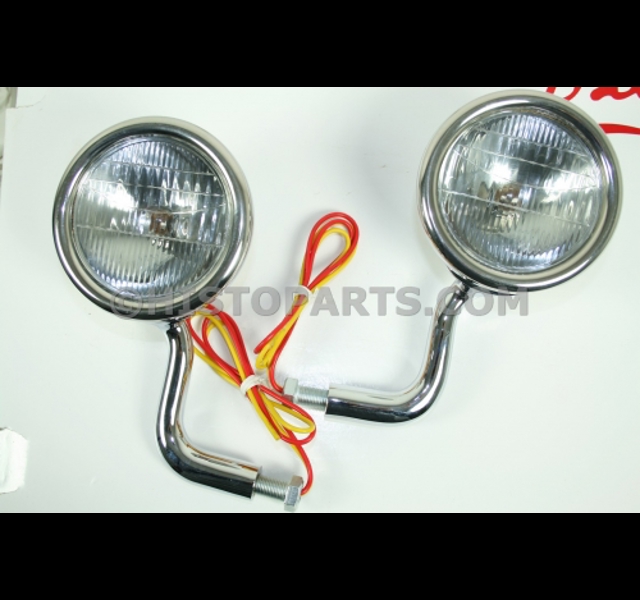 Cowl side light set with turn signal function. A-Ford 1928-29