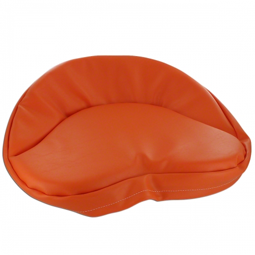 Orange seat pad.