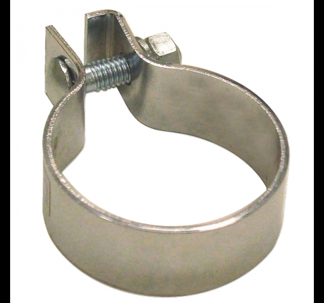 Chromen uitlaatklem 63.5 mm