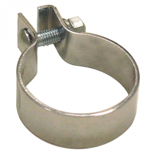 Chrome muffler clamp. 63.5 mm