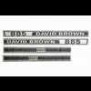 Bonnet decal set Case David Brown 885
