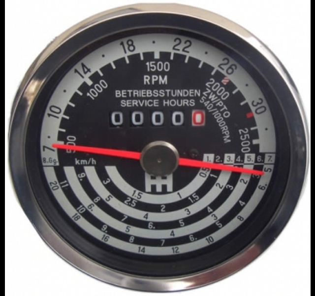 Toerentellerklok International 32 km/u