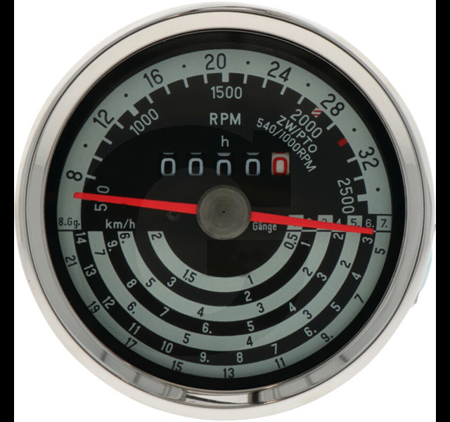 Tachometer International 34km/u