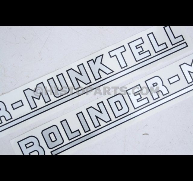 Bolinder Munktell bonnet decal Histoparts
