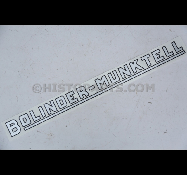 productphoto of Bolinder Munktell bonnet decal