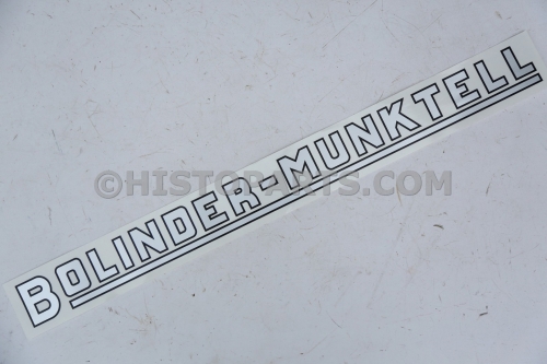 productfoto van Bolinder Munktell motorkap stikker
