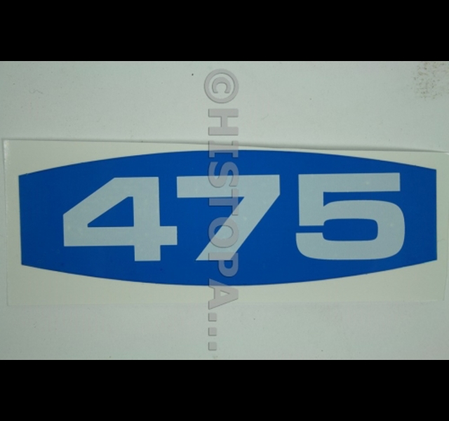 475 International decal