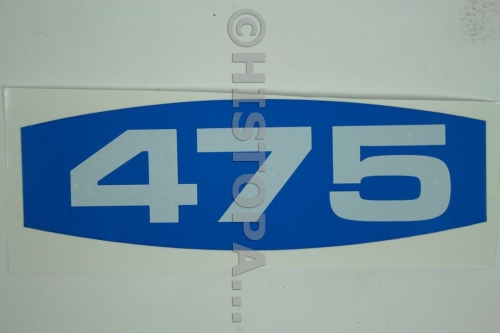 475 International decal