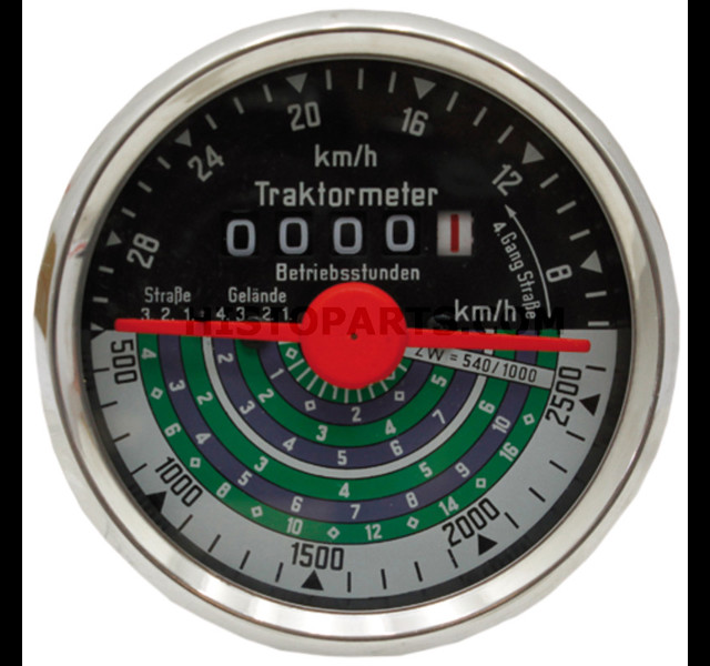 Tachometer Fendt Farmer 2, 2E, FW139. High speed