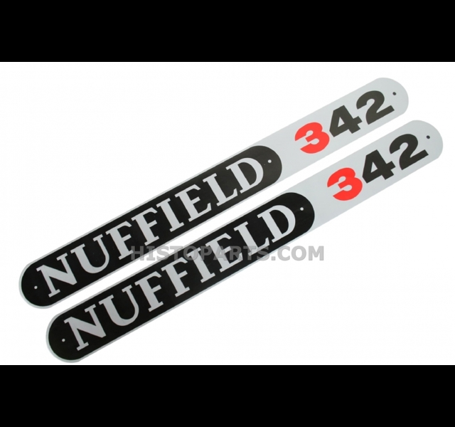 Nuffield 3/42 bonnet decal set