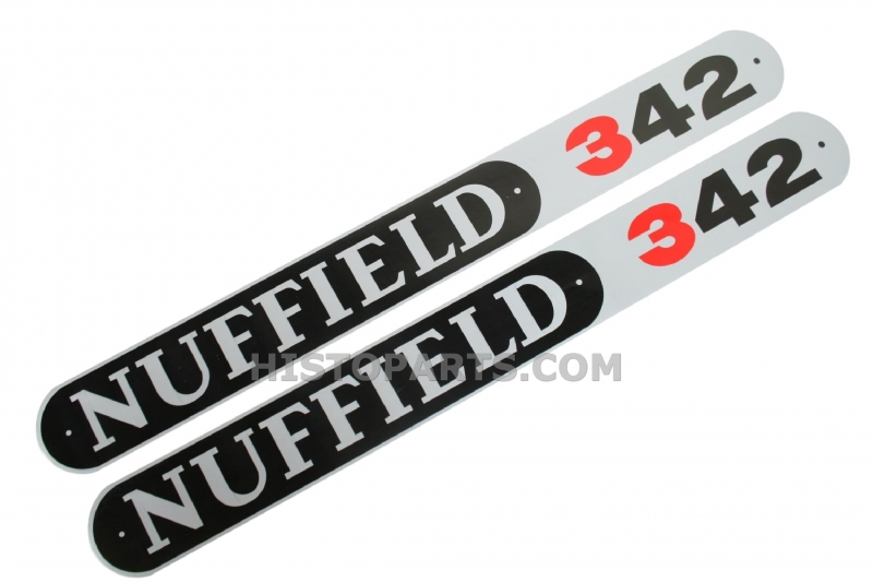 Nuffield 3/42 bonnet decal set