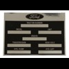 Ford tractor identification decal