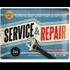 Service and repair, Tin sign