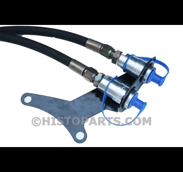 Hydraulic hose and mounting kit external hydr. valve Histoparts
