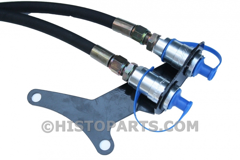Hydraulic hose and mounting kit external hydr. valve Histoparts