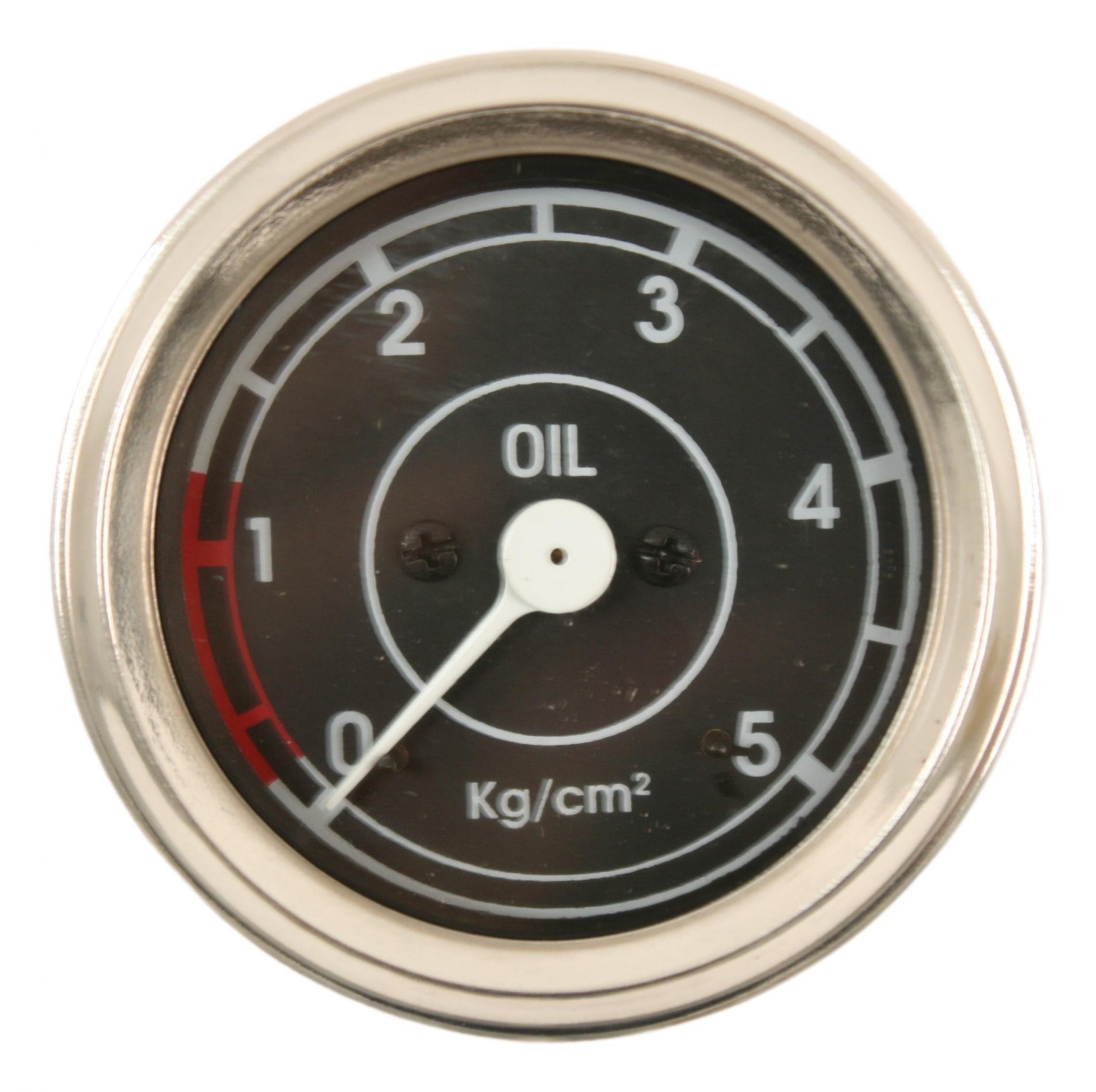 Oliedrukmeter 60 mm. 0-5 bar