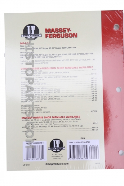 Werkplaatsboek Massey Ferguson 65 Histoparts