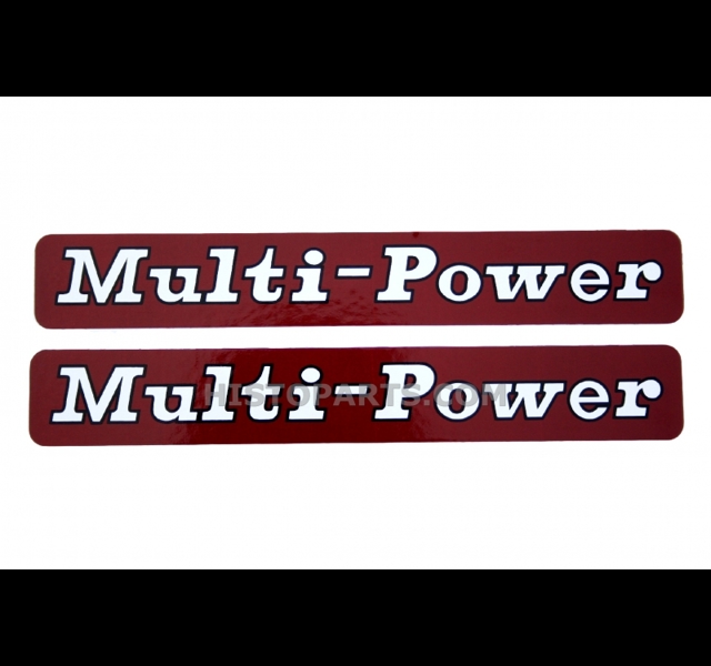 Multi Power stikker set
